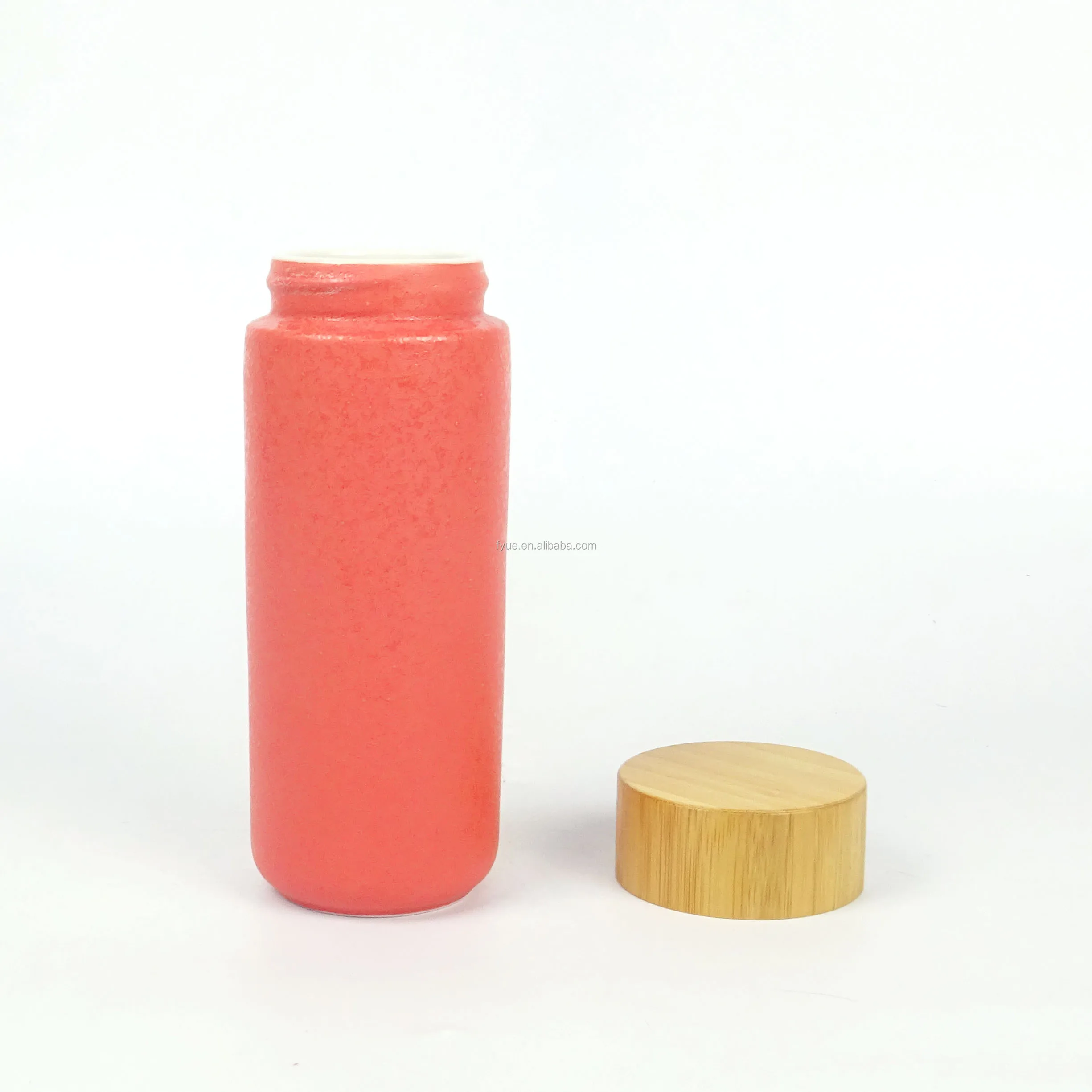 New Household Ceramic Thermos Cup Pink Environmental Protection Ceramic Mug