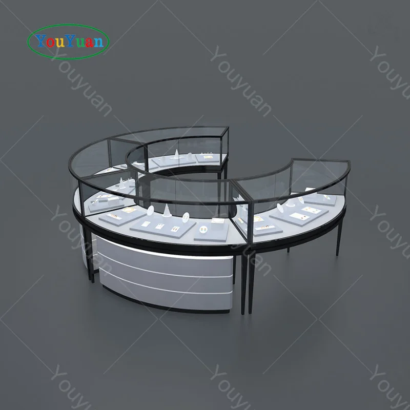 (customized)Watch display cabinet jewellery showroom furniture design jewelry counter display jewelry showcase sale