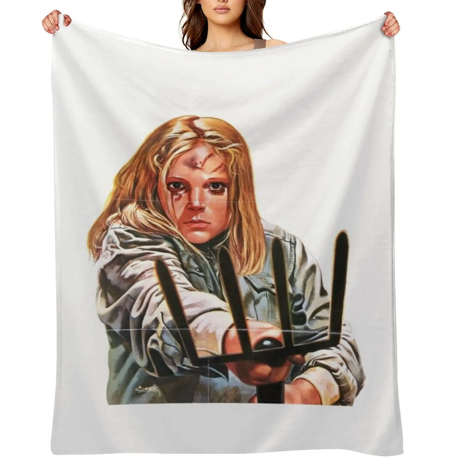 

Final Girl Throw Blanket Fashion Sofas Luxury St blankets ands Plaid Blankets