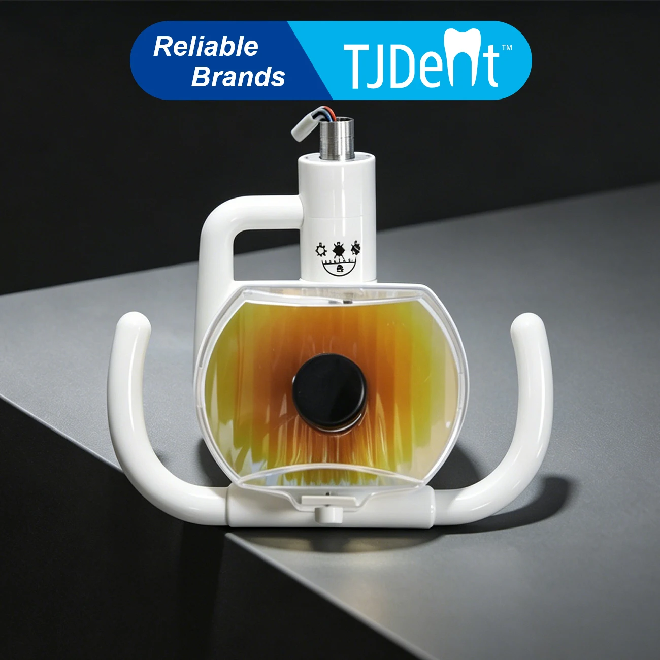 TJDent Dental Square Halogen Lamp For Dental Chair Unit With Manual switch Dentistry Equipment Lab Clinical Oral Care Tools
