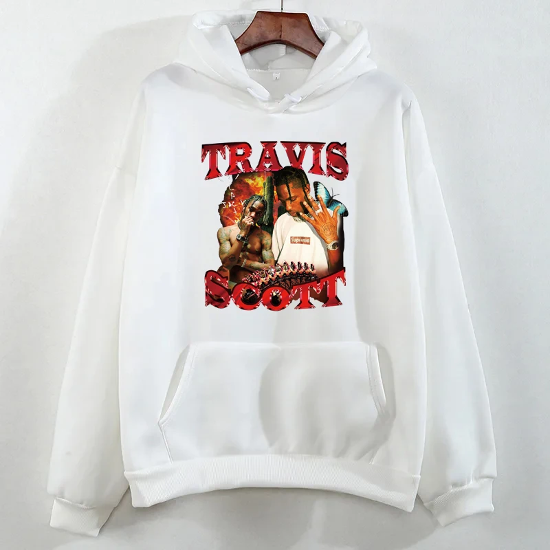 مغني الراب ترافيس الجرافيك هوديس سكوت مطبوعة البلوز الخريف الرجال طويلة الأكمام Harajuku الشارع الشهير البلوز القمم ملابس الموضة