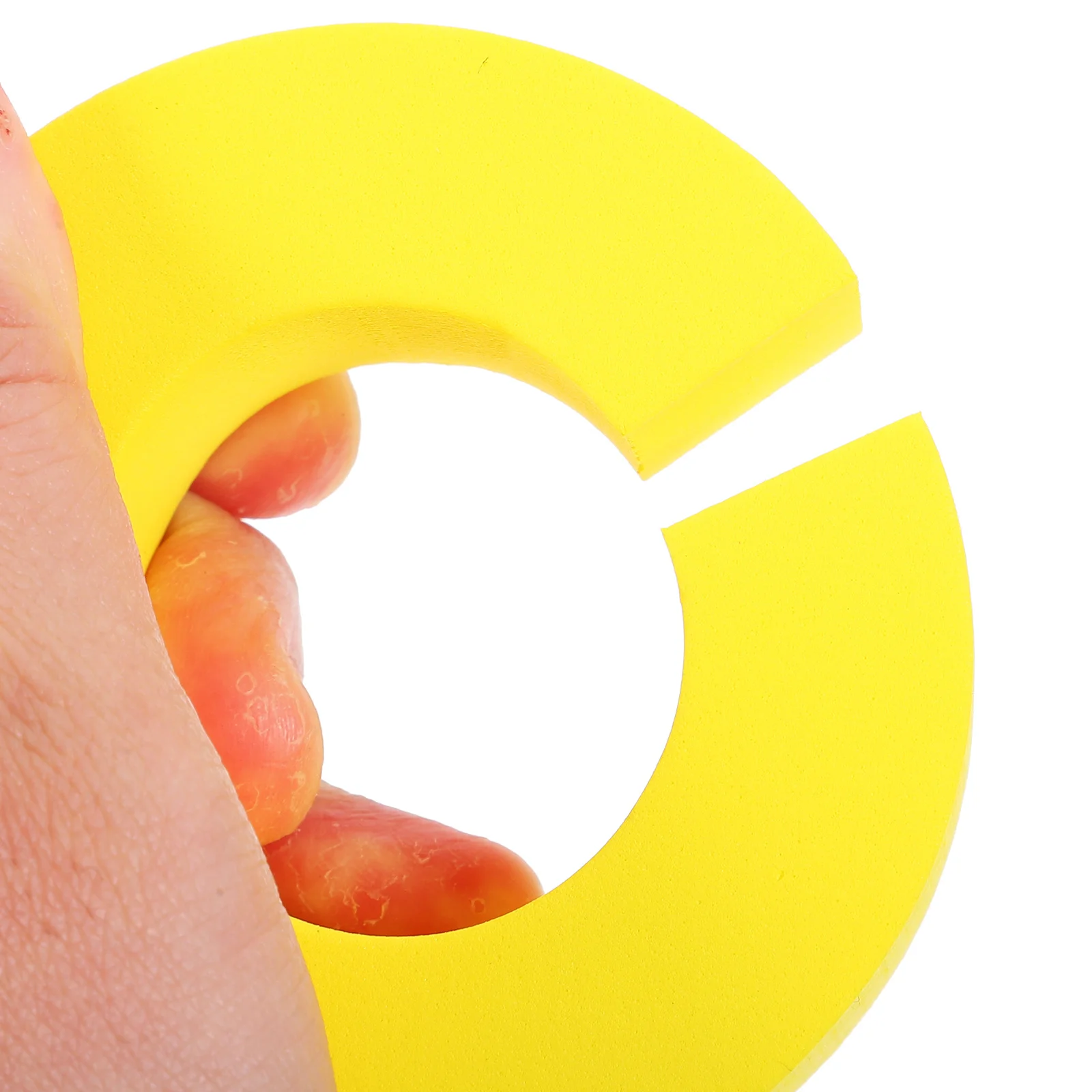 

12pcs Sponge Roller No Heat Curling Tool C-Shaped For Long Thick Blue Styling Ring Curl Sponges Sponge Ring For Curling Hair