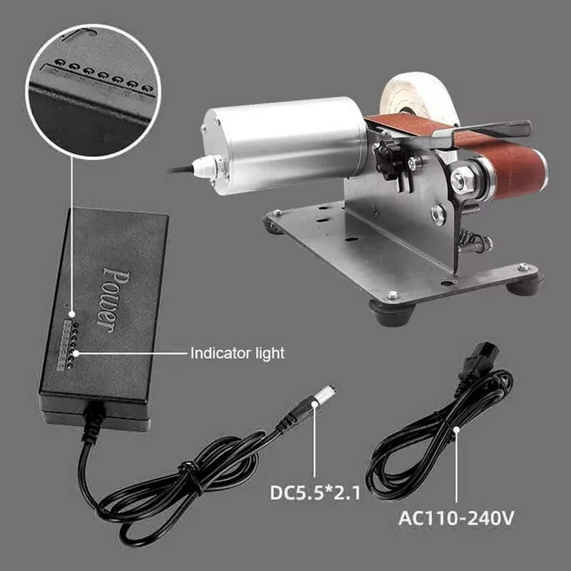 110V-220V Waterproof Sand Belt Grinding Machine Electric Sanding Machine DIY Polishing Machine Electric Tools