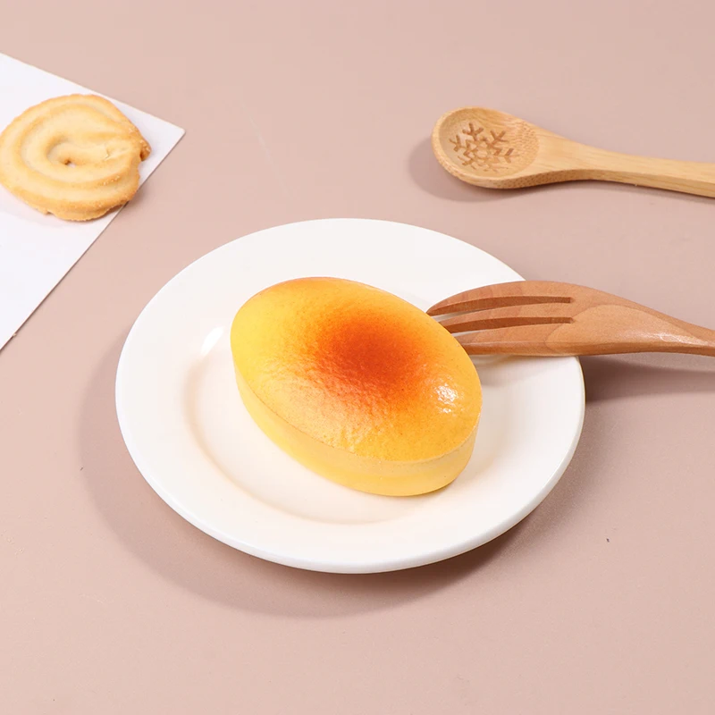 Super Soft Oval Cheese Cake Steamed Cake Slow rebound Knead toy Decompression finger sucking toy