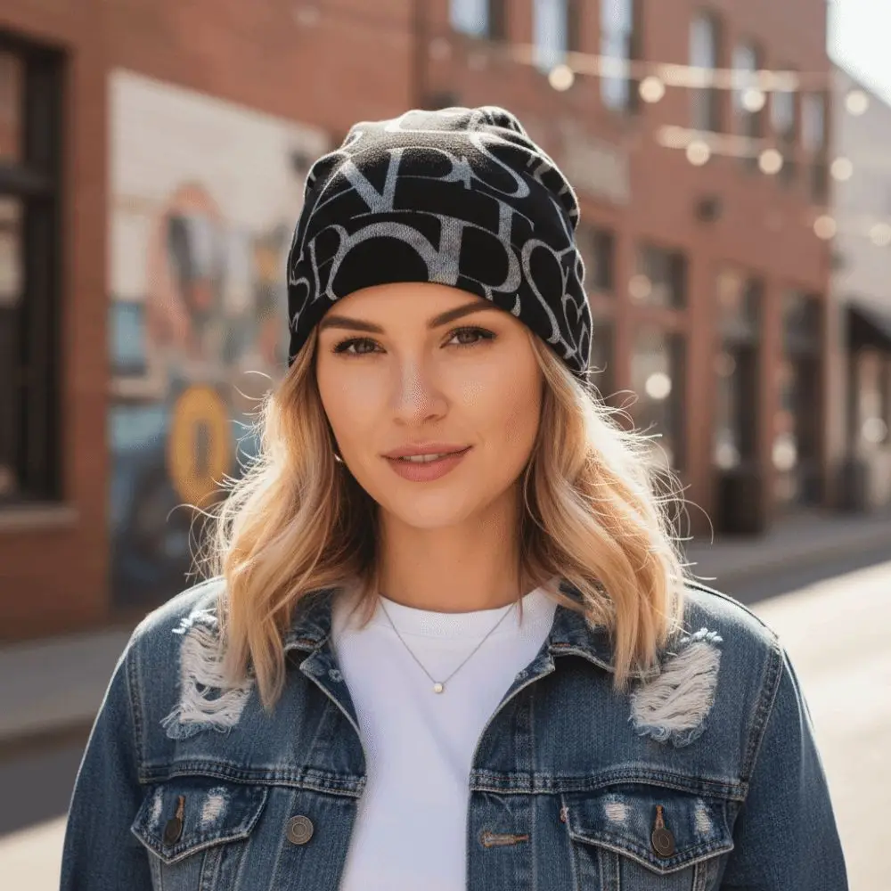 Contrasting Colors Pullover Hat Plaid Print Scarf Pullover Hat Turban Hats Multifunctional Casual Hedging Cap Autumn and Winter