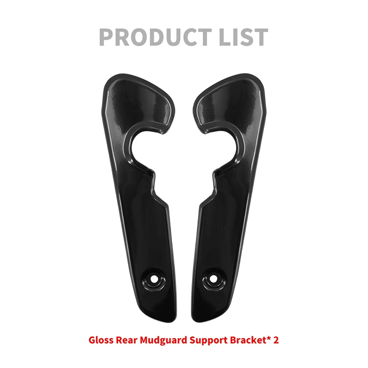 Motorcycle Rear Fender Mudguard Support Brackets Turn Signal Strut Covers for Harley Sportsters XL 883 1200 48