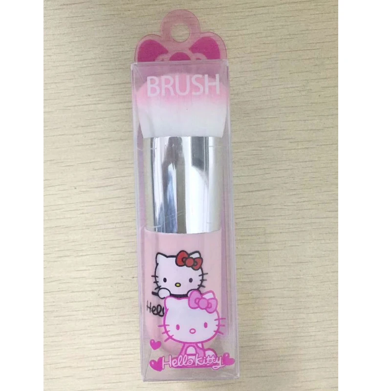 Sanrioed Hello Kittys Makeup Brush Ins Girly Heart Kawaii Makeup Bb Cream Loose Powder Multifunctional Foundation Brush Gifts