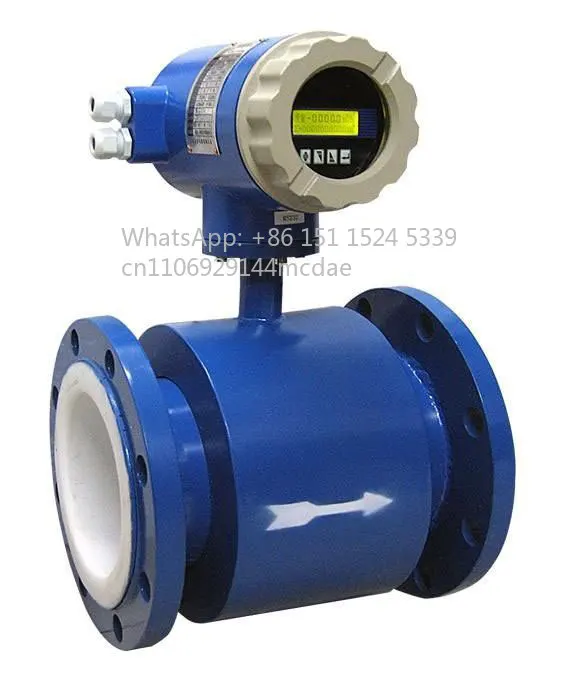 316L Stainless Steel Electromagnetic Flow Meter for Water Air Oil Resistant Split Type Wastewater Flow Meter