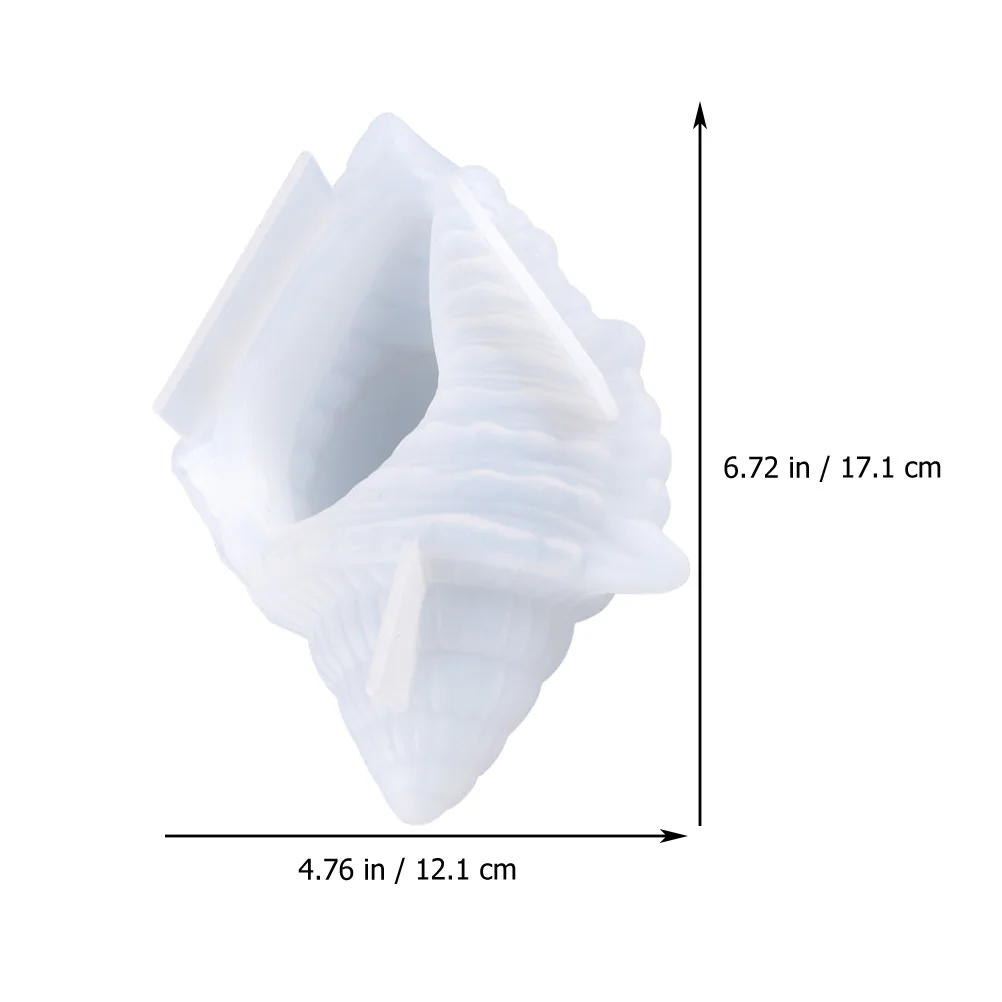 

Conch Storage Mold Epoxy Resin Craft Accessories Reusable Silicone DIY Molds Translucent Soft Durable Hygienic Jewelry Making