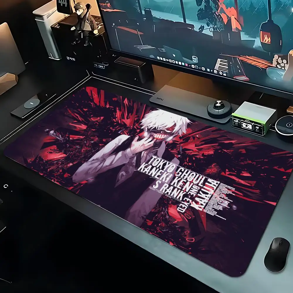 Tokyo Ghoul Dark Fantasy Mouse Pad Large Playmat Gaming Customized Mat XXL Size Gamer Office Mousepad Logo Desk Mat