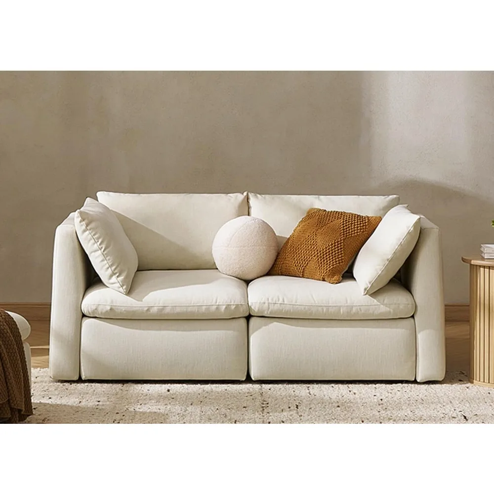 

Oversized Modular Sectional Sofa with Fully Removable Covers and Storage, Convertible U & L Shaped Sectionals, Modern Cloud Cou