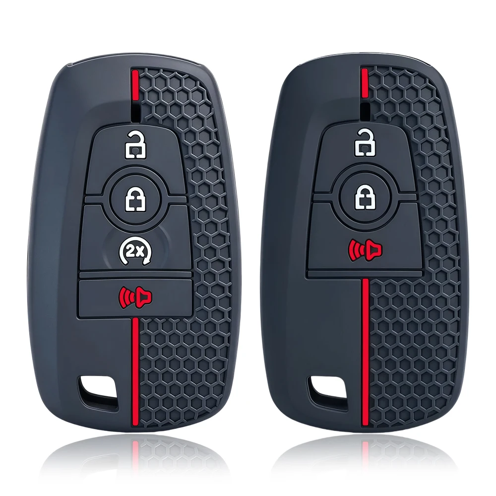 Car Remote Key Case Cover for Ford Fusion Mustang Kuga Ecosport Explorer F-150 F-250 F-350 F-450 F-550 Raptor F150 Accessories