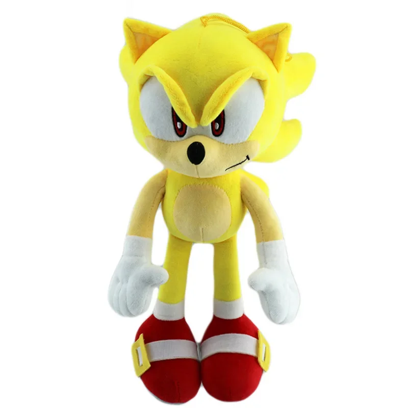 Jouet en peluche Sonic pour enfants, haute qualité, dessin animé, le beurre Kasgehog, T64.Shadow, doux, cadeau de Noël et d'anniversaire, 33cm