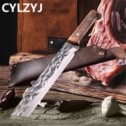 Watermelon Cutting Knife Forged Thickened Multi purpose Stainless Steel Long Fruit Knife Big Stainless Steel Forging Knife
