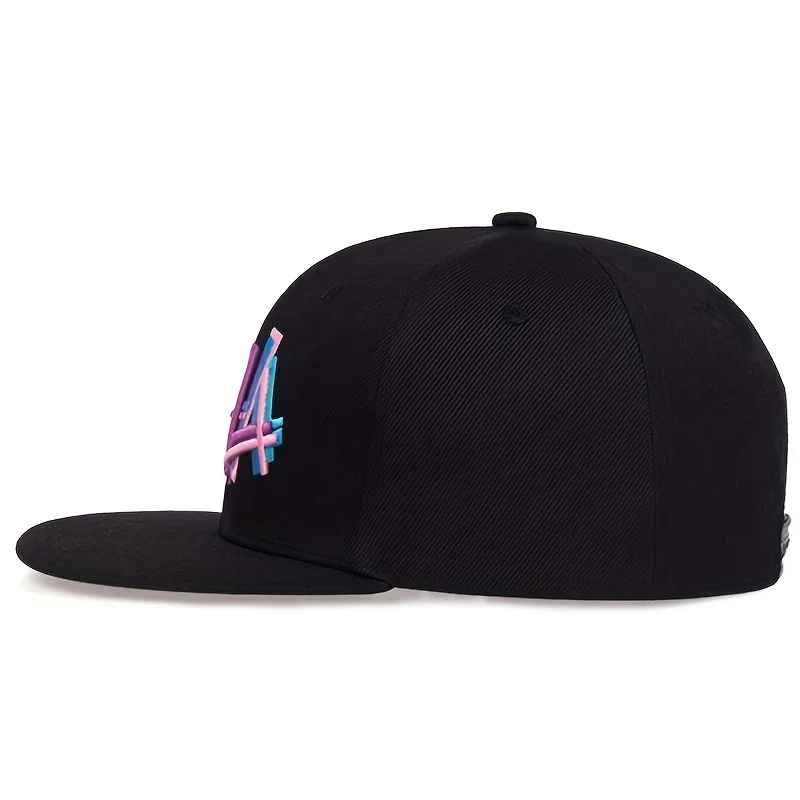Unisex LA Brief Stickerei Hip-hop Hüte Frühling Herbst Outdoor Einstellbare Casual Baseball Caps Sonnenschutz Hut Sport Kappe – Detail 4