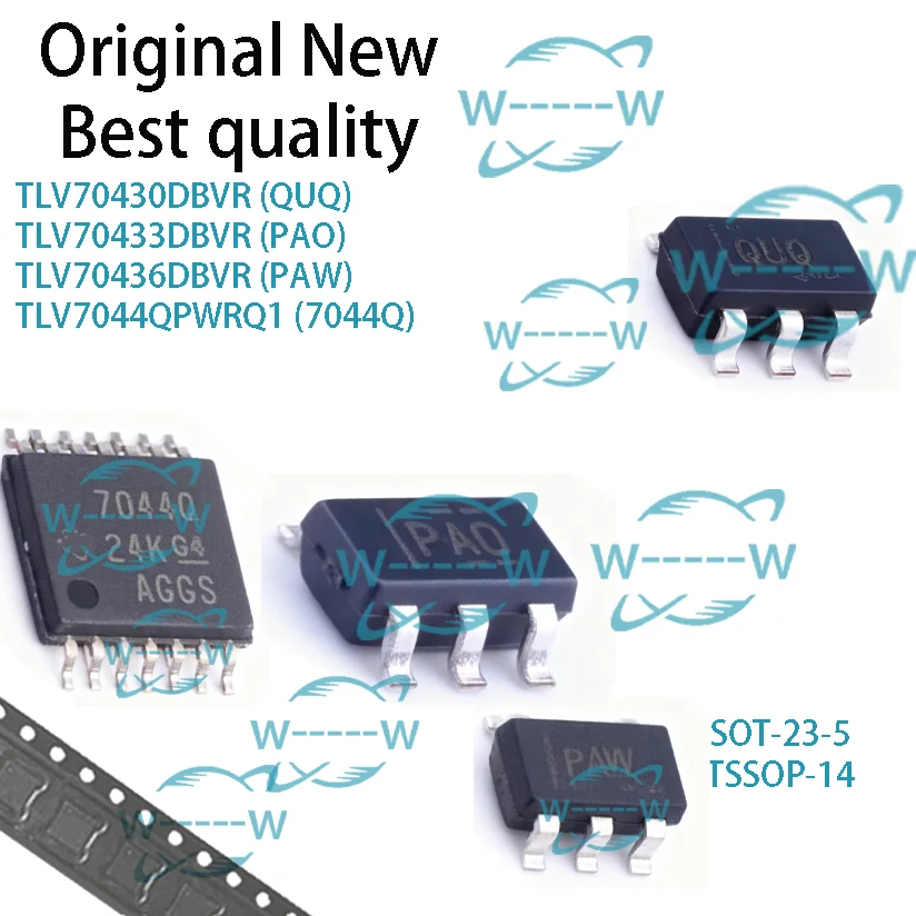 (10-50 PCS) TLV70430DBVR QUQ TLV70433DBVR PAO TLV70436DBVR PAW TLV7044QPWRQ1 7044Q TLV70430 TLV70433 TLV70436 TLV7044Q IC