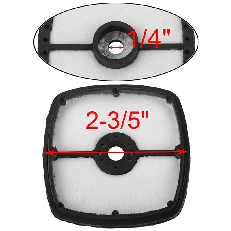 ตัวกรองอากาศพอดีกับ Echo Trimmer Blower Mantis 130310-54130 SRM225 SRM210 A226001410 HC150