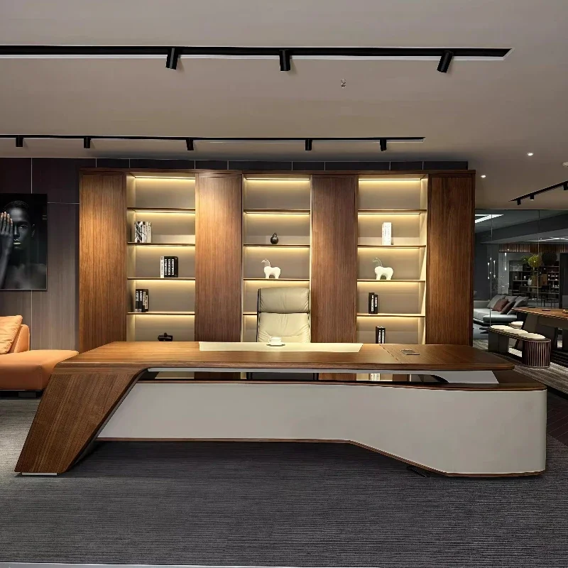 Office Home Furniture Manager Storage Executive Desk Designer Asthetic Drawers Computer Office Desk Bedroom Strong