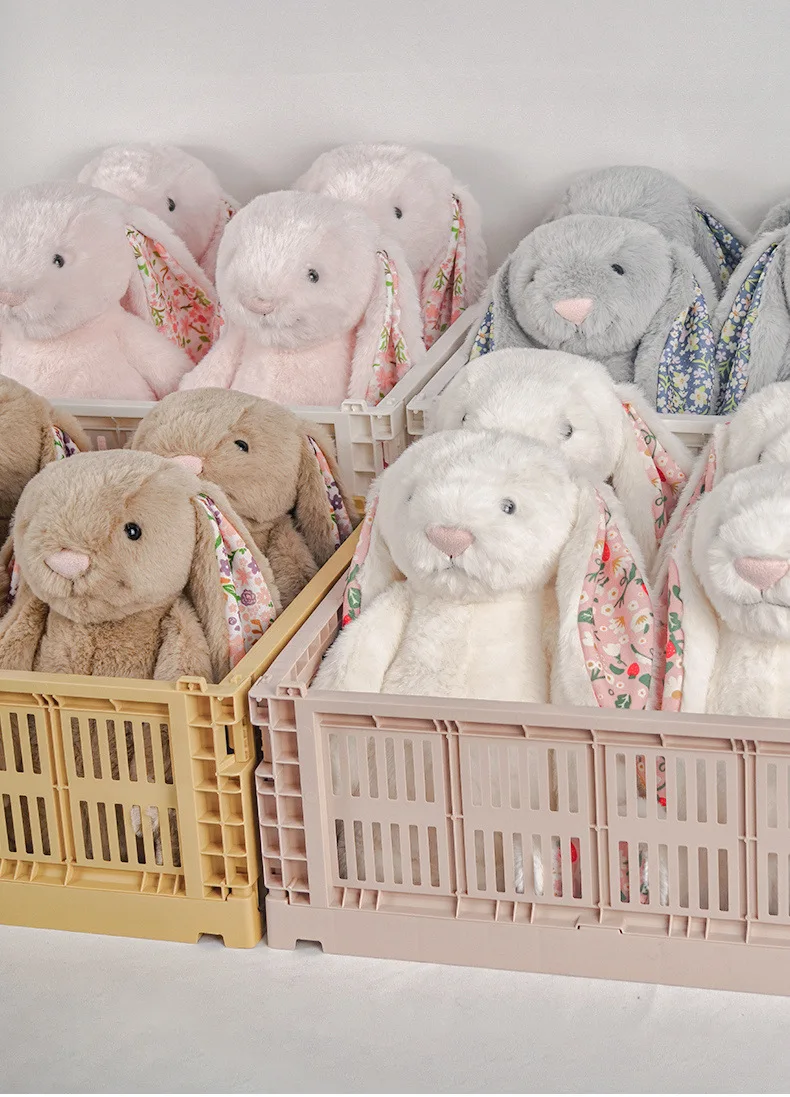 Plush Flower Cloth Bonnie Rabbit Plush Toy Rabbit Doll Children's Gift Gift Easter New Product