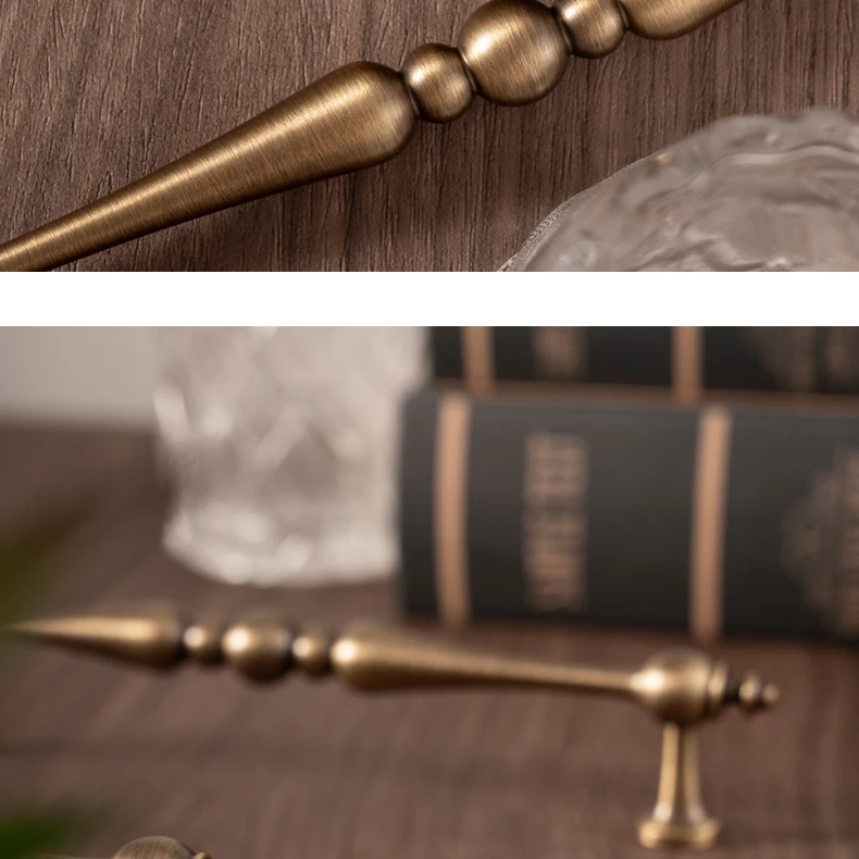 Antique brass T bar furniture fitting — supplier illustration 6