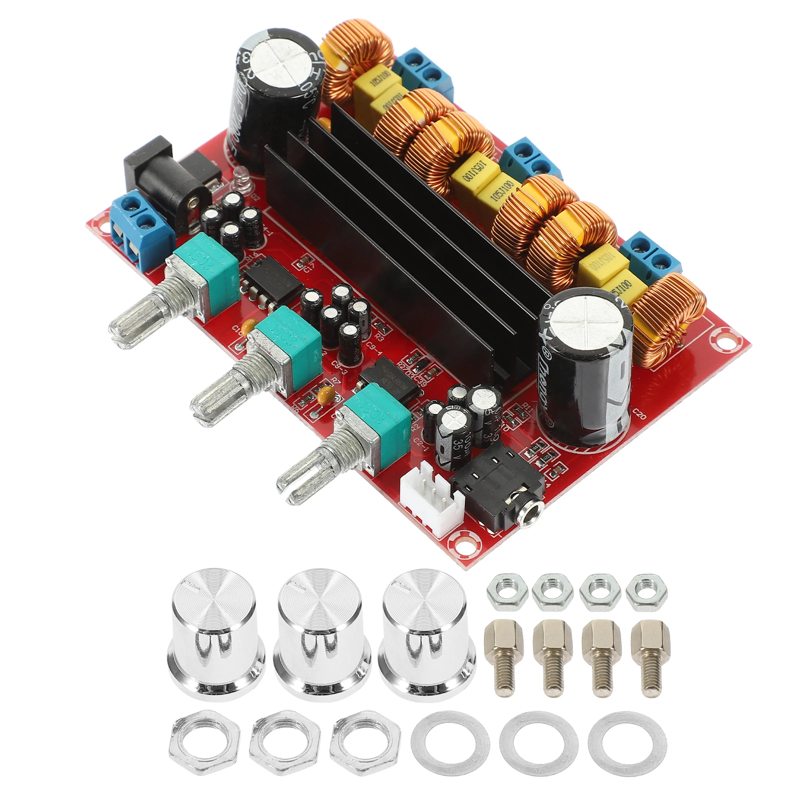 

2.1 Channel Digital Power Amplifier Board 12V-24V Subwoofer Module For Diy Audio System Speaker Kit