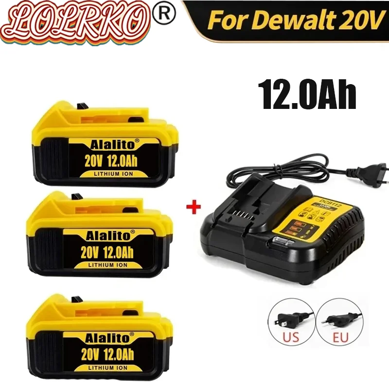 

Сменный аккумулятор для Dewalt DCB200 20 в 12000 мАч, совместим с Dewalt 20 в 18 в и 20 Vot Tools для Dewalt