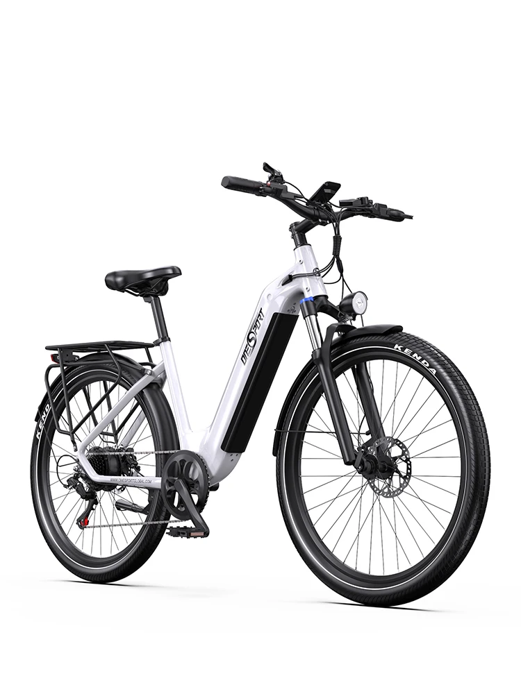 E-Bike ONESPORT OT05 Elektrisches Mountainbike 250W Motor 36V18.2AH Lithium-Akku Hydraulische Bremse Vordergabel-Federung Elektrofahrrad 27,5-Zoll-Reifen Stadtpendler-Elektrofahrrad für Erwachsene