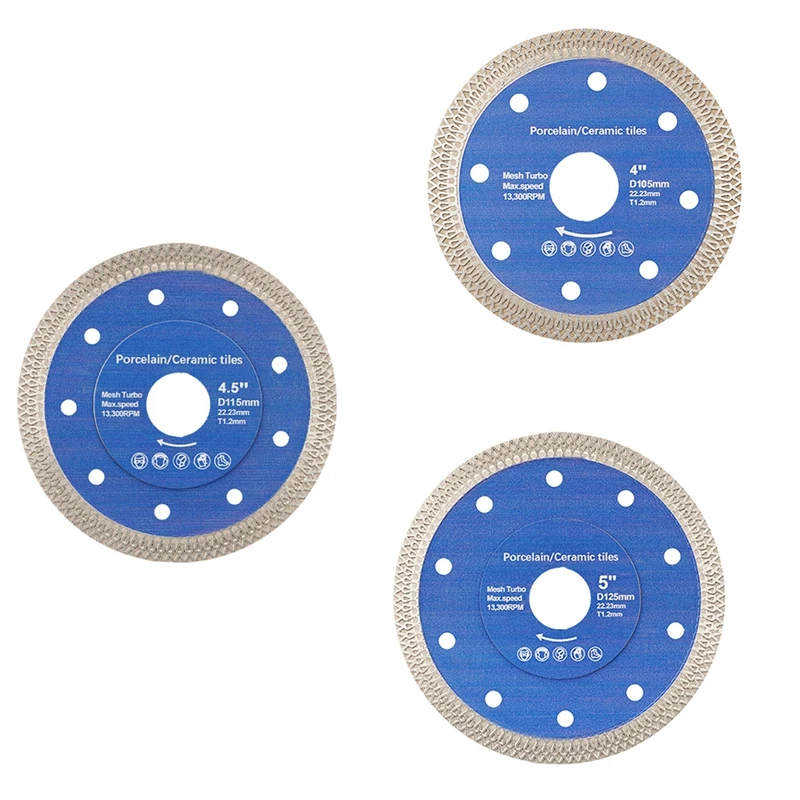 Saw Blades For Tiles, Ceramics, Marble, Slabs, Granite, Stone Cutting Blades,And Durables-AT64
