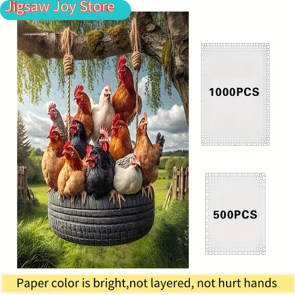 

Пазл для взрослых 500/1000 элементов – сложная крупномасштабная головоломка с детализированными изображениями, для семейных вечеров, портативный