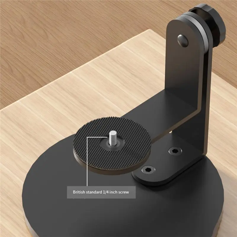 Suporte para projetor de mesa ABVO com rotação de 360 graus 1/4 polegadas montagem com parafuso ajustável para escritório doméstico