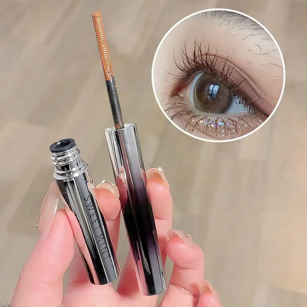 Brosse à Mascara en Métal pour Extension de Cils, Maquillage Durable, Allongement du Fer, Tête Waterproof, V0N5