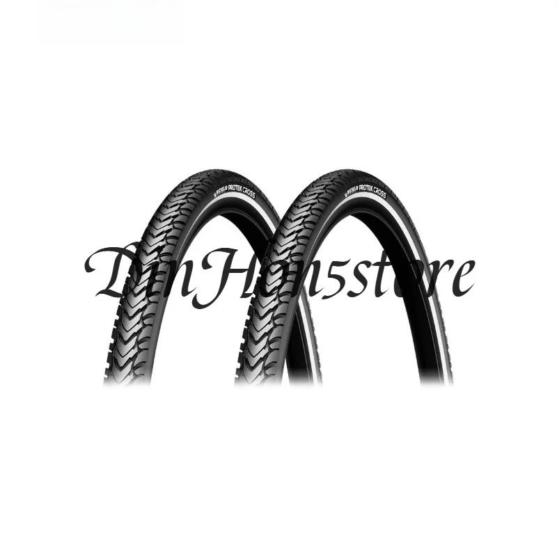 Bicycle tire Michelin 700 * 35C reflective strip non-slip and wear-resistant station wagon melon car tire 32C