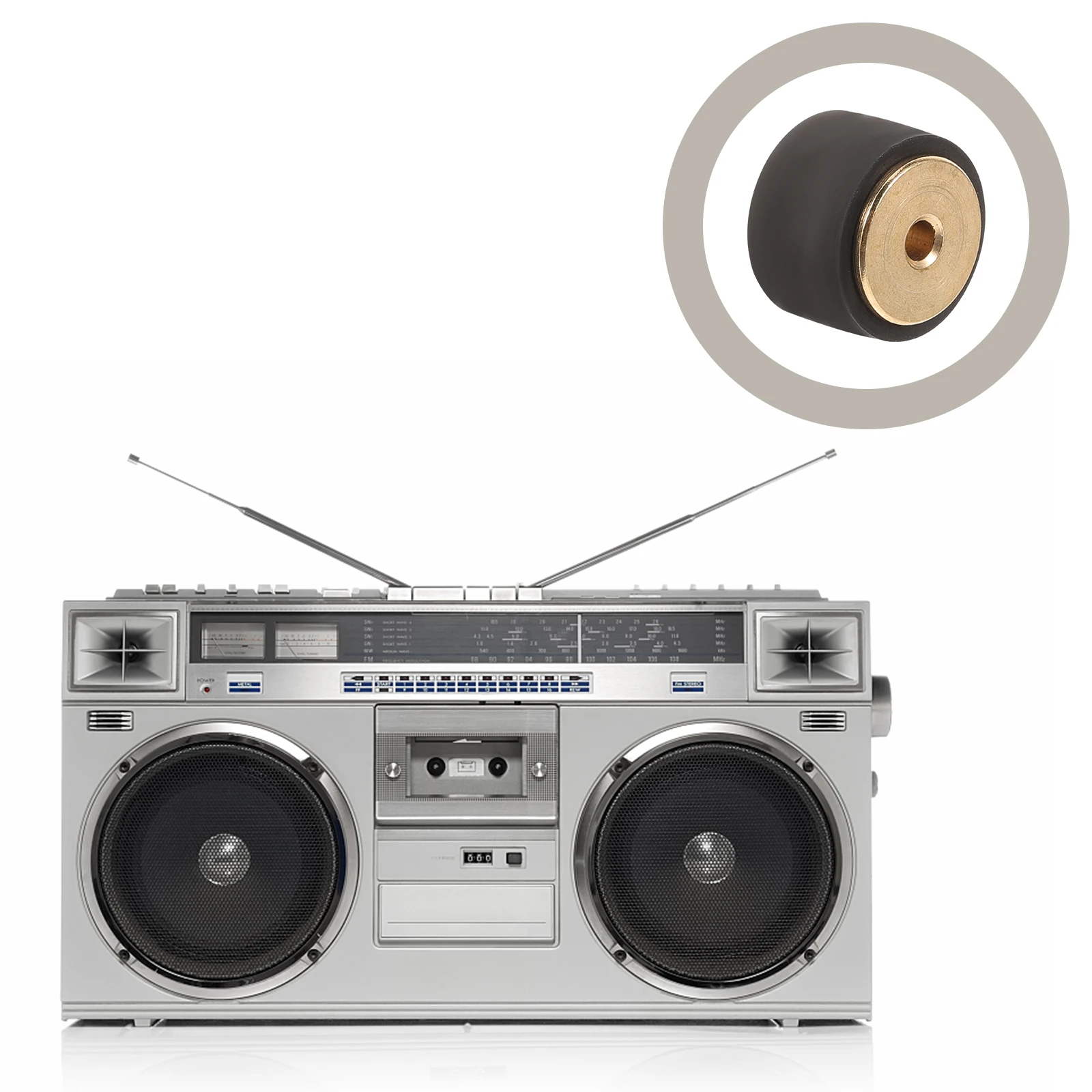 

13Mm Cassette Deck Machine Replacement Lightweight Long-Lasting Friction Surface Tape Recorder Audio Video Maintenance Pulley