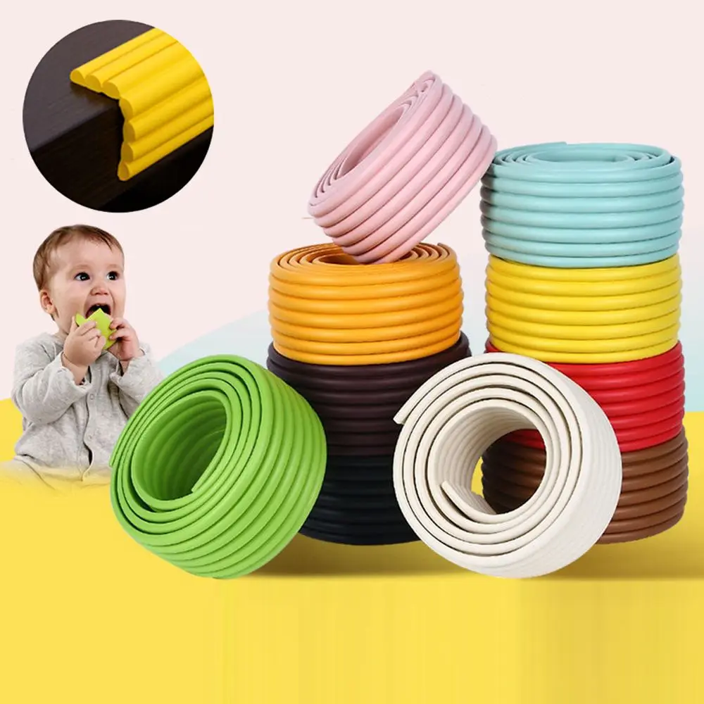 2M Kids Collision Cushion Foam Bumper Free Tape Baby Safety Desk Edge Guard Strip Table Corner Protector