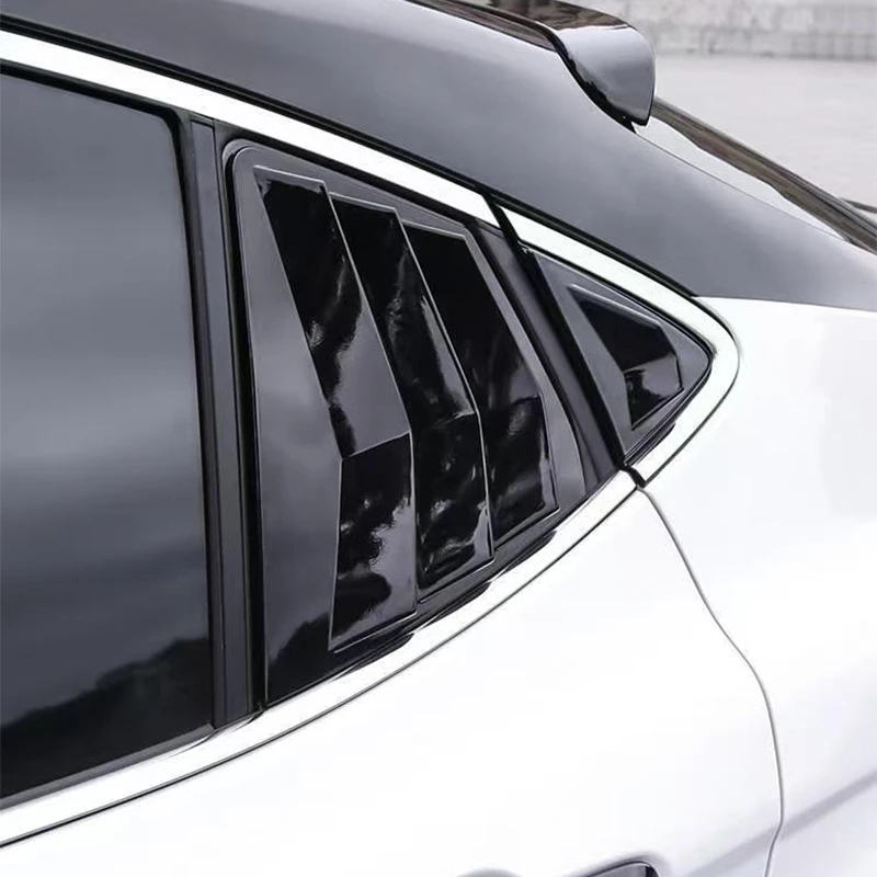 For Toyota Camry XV80 2024 Rear triangular blinds Decorative stickers for rear triangular window protection Exterior