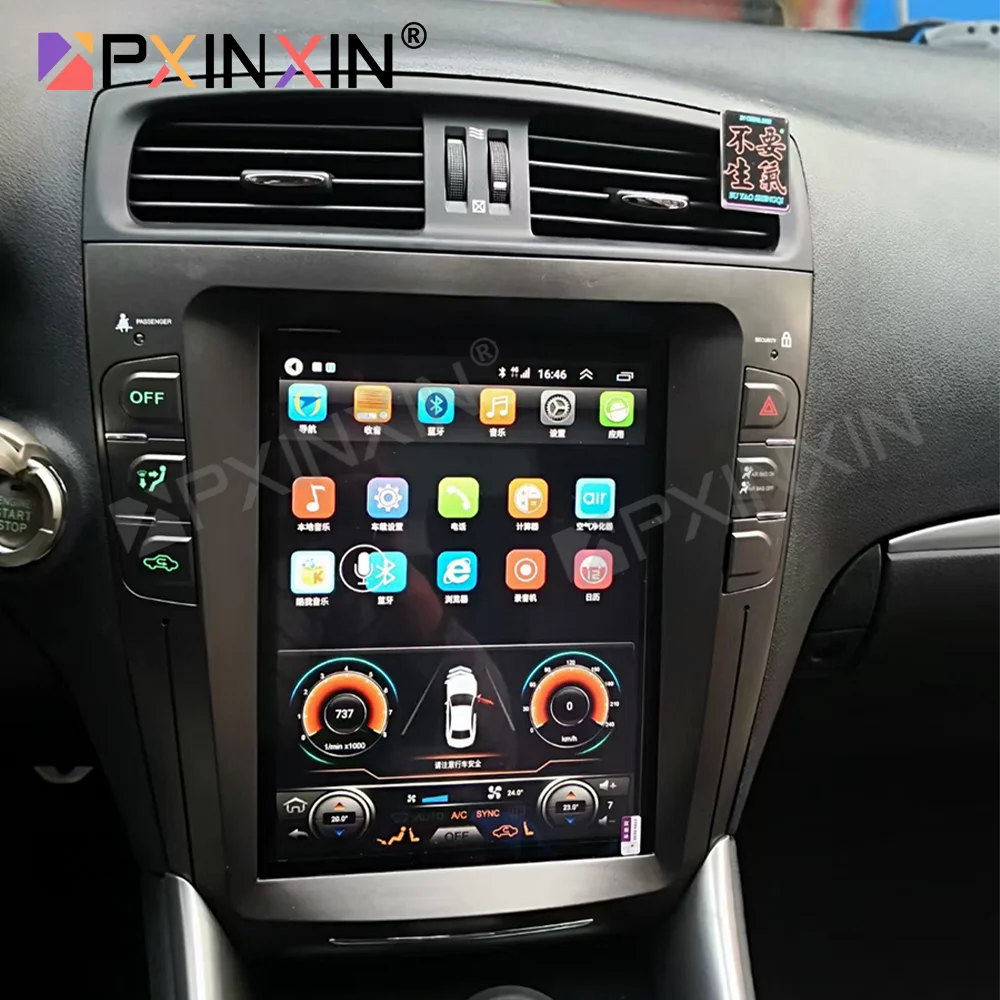 For Lexus IS IS250 IS300 IS200 IS220 IS350 2005-2012 Car Radio Android Auto Carplay GPS Navigation 10.4