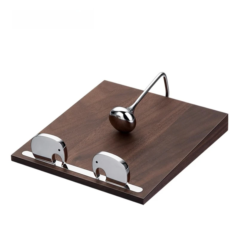 Light luxury stainless steel fixed-point tissue holder, tissue box,soft home furnishing ornament