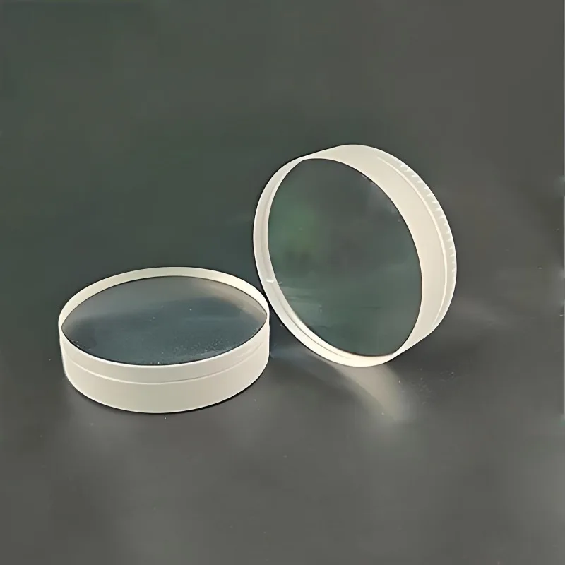 Objectif optique achromatique à film vert, diamètre 25 mm, focale 63,4 mm, lentilles réfractives collées, tube de lumière parallèle