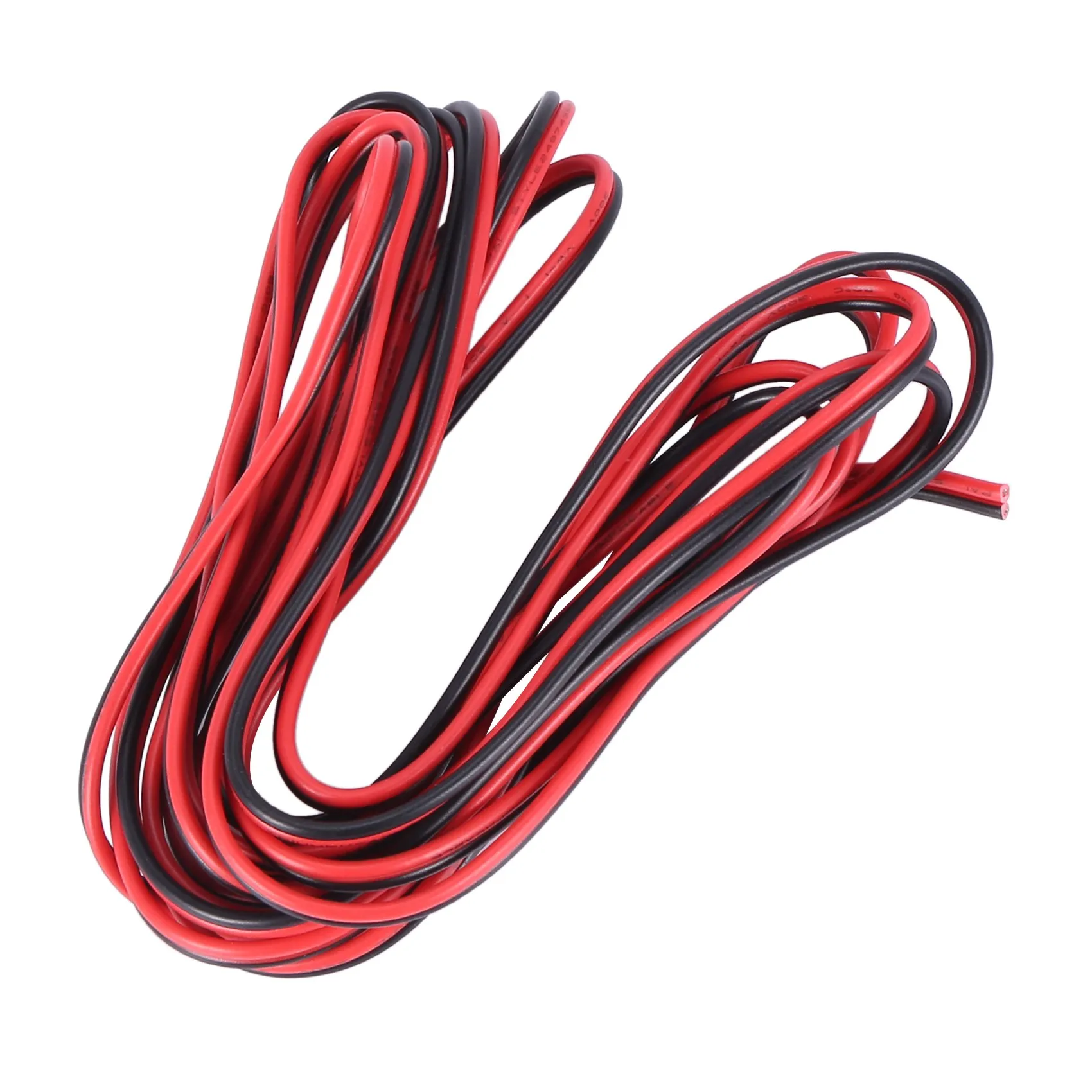 20 GAUGE PER 3 METER RED BLACK ZIP WIRE AWG CABLE POWER GROUND STRANDED COPPER CAR