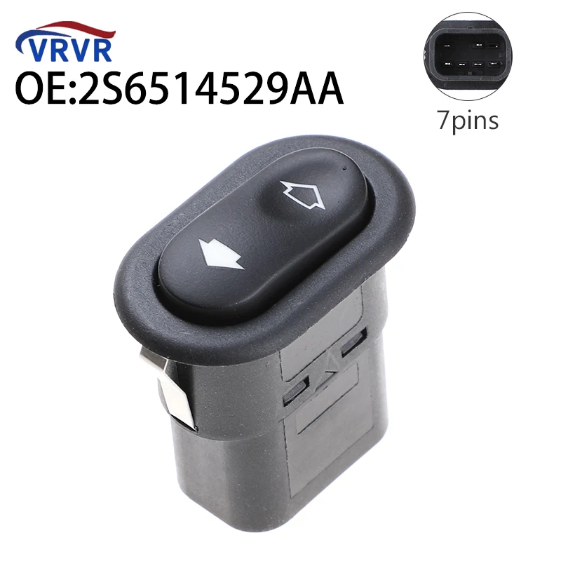 VRVR 2S65-14529-AA Car Power Window Switch For Ford Ranger Ecosport 2S6514529AA 93BG1-4529-AA 93BG14529AA