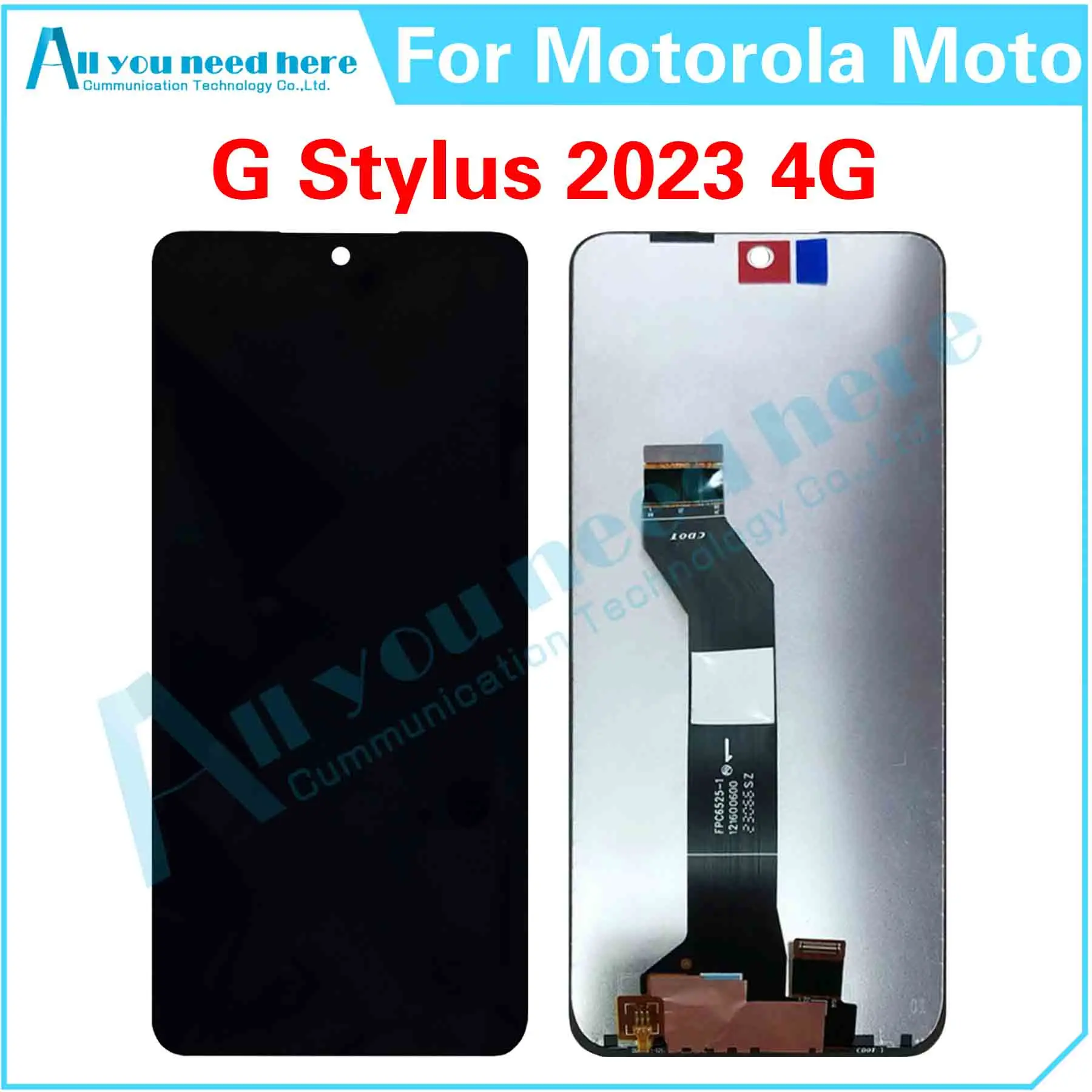 

100% Test For Motorola Moto G Stylus 2023 4G LCD Display Touch Screen Digitizer Assembly Repair Parts Replacement