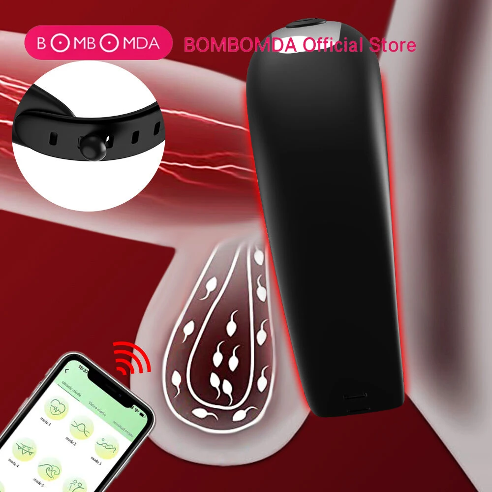 男性用ワイヤレスリモコン付きバイブレーター,男性オナホール,射精遅延,ペニスリング,大人のおもちゃ,アプリ