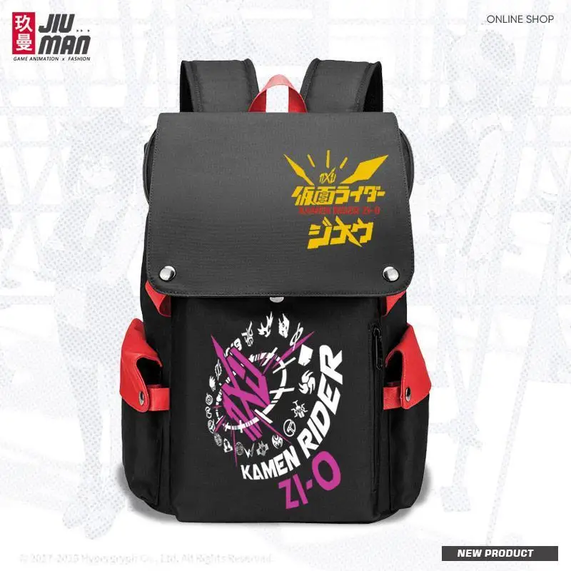 Kamen Rider Zi-O Shiwang Anime Two-dimensional Surrounding Youth Schoolbag Men and Women Large-capacity Backpack