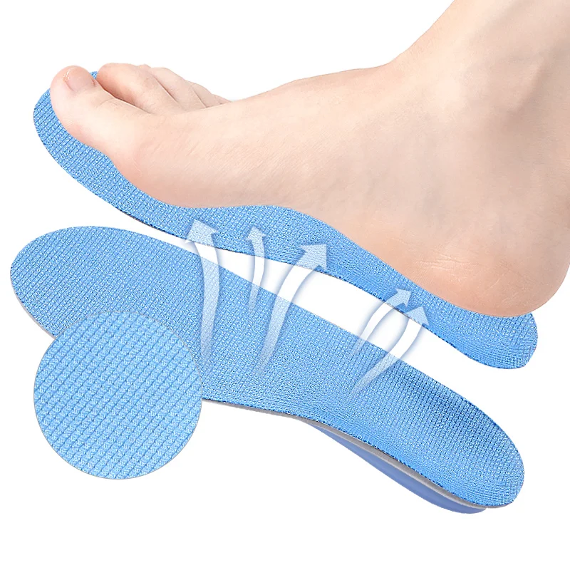 Orthotic Insoles for Plantar Fasciitis - Full Length Arch Support Shoe Inserts, Pain Relief for Running, Work & Daily Wear
