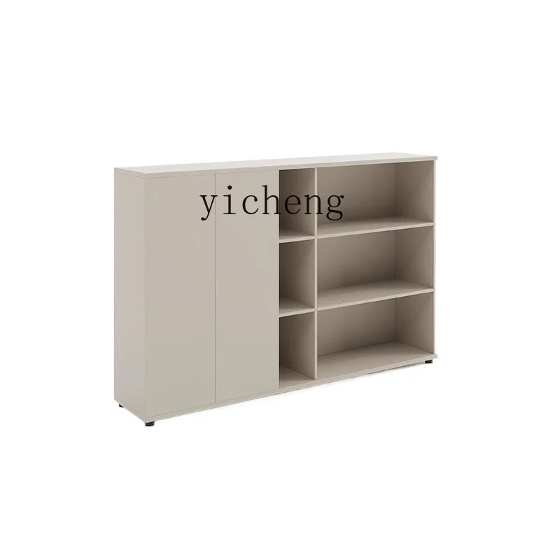 

Tqh Office Furniture File Cabinet Data Cabinet Locker Simple Office Floor Double-Door Supporting Bookcase