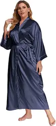 2021 New Satin Chiffon Robes Bridesmaid Robes Bride Robe Women Wedding Long Robe Bathrobe White Robe Satin Robe