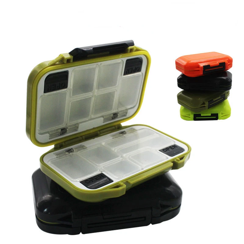 Impermeável Pesca Tackle Box Acessórios De Pesca Ferramenta Caixa De Armazenamento Isca De Gancho De Peixe Caixas De Isca Falsa Para Carpa Bens De Pesca