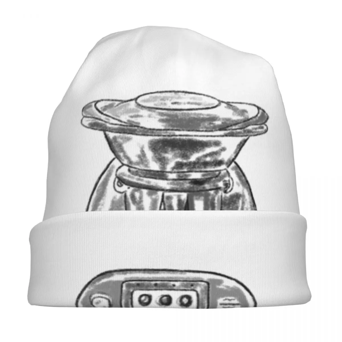 Thermomix مرجل المطبخ الطبخ وصفة صحية الأكل خلاط الأكل عصير Skullies قبعة حريمي قبعة محبوك قبعات بونيه