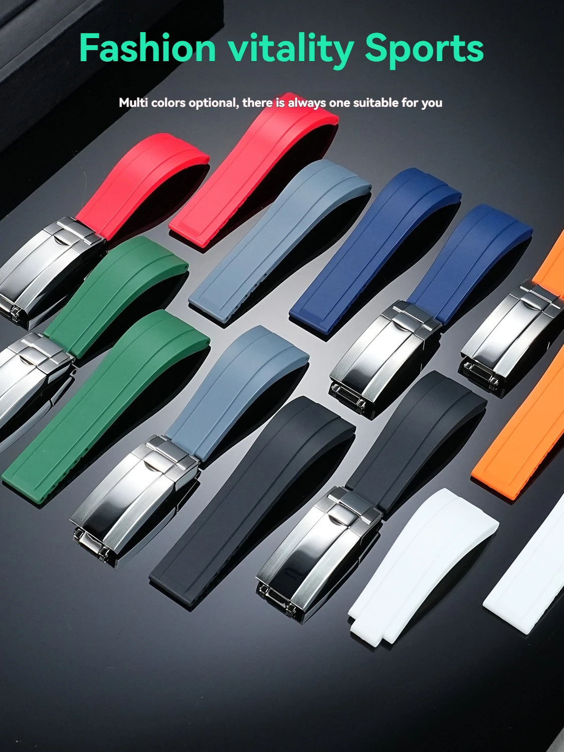 gmw-b5000 rubber Strap For Casio G-SHOCK GMW-B5000 GM-B2100 Series Modified Soft Waterproof Men's Rubber Sports Watch Band 22mm