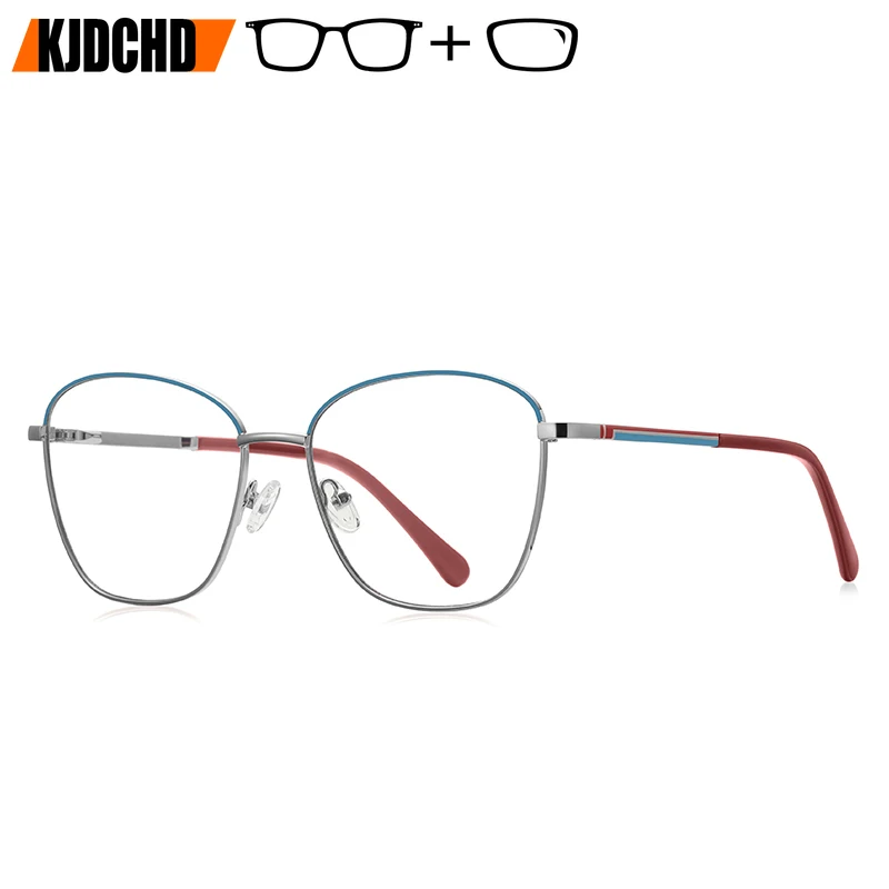 

Очки KJDCHD Fashion Butterfly для женщин, высококачественные металлические фотохромные компьютерные оптические очки с возможностью индивидуальной настройки